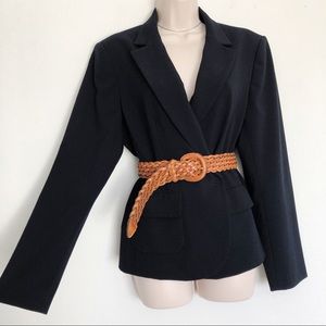 [Calvin Klein] Black Blazer, Size 14